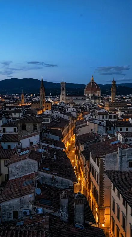 Rooftop Parapet applied to Stop one, the parapet at dusk
